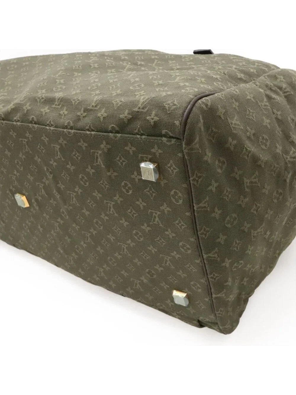 Louis Vuitton Monogram Mini e Boston Bag Canvas Khaki